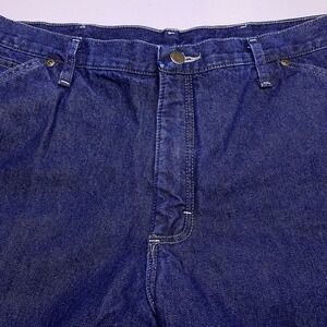 Wrangler Jeans 36x30 (37x30) Mens Carpenter Fleece Lined Dark Wash 94GRWSD